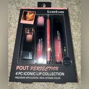 Bebe Iconic Lip Collection - Pink and Black